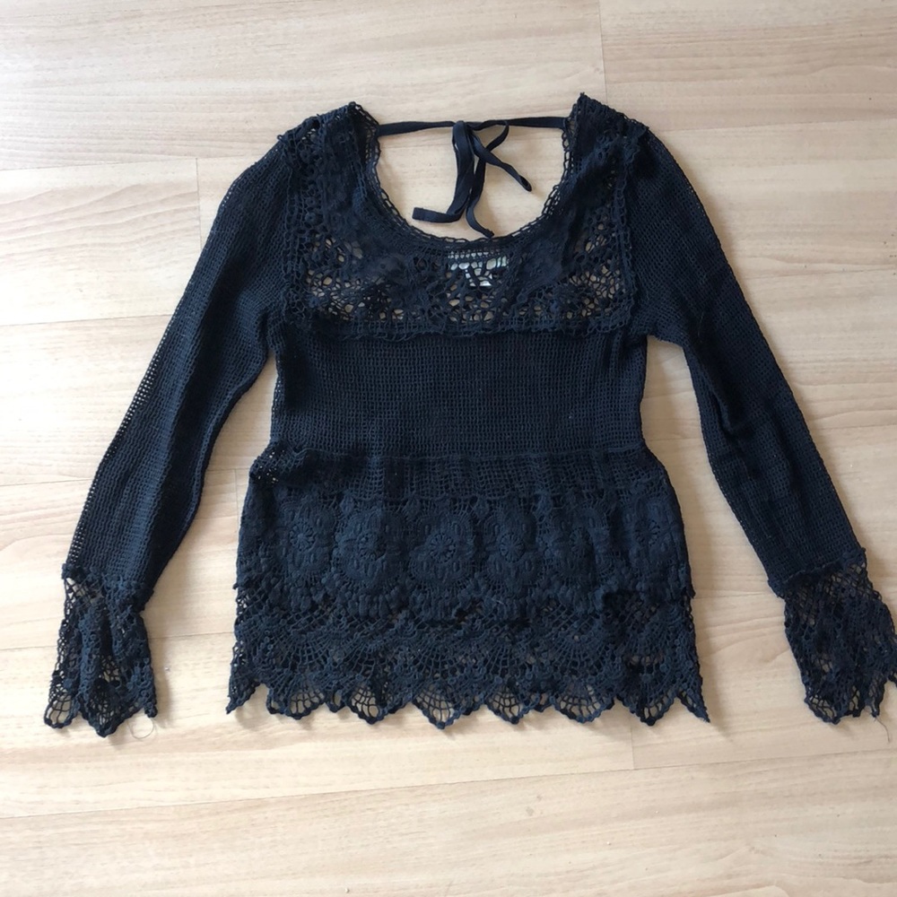 Crotchet shirt from urban outfitters
